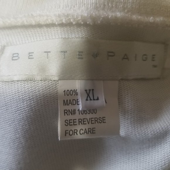 BETTE PAIGE BodyCon Soft Shoulder Sweater - XL - Picture 11 of 12
